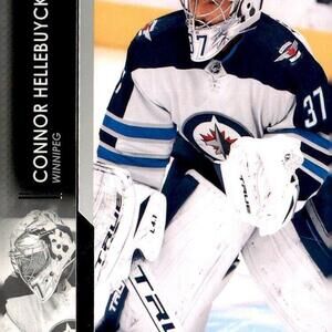 2021-22 Upper Deck Connor Hellebuyck Card #446 - Winnipeg Jets Goalie